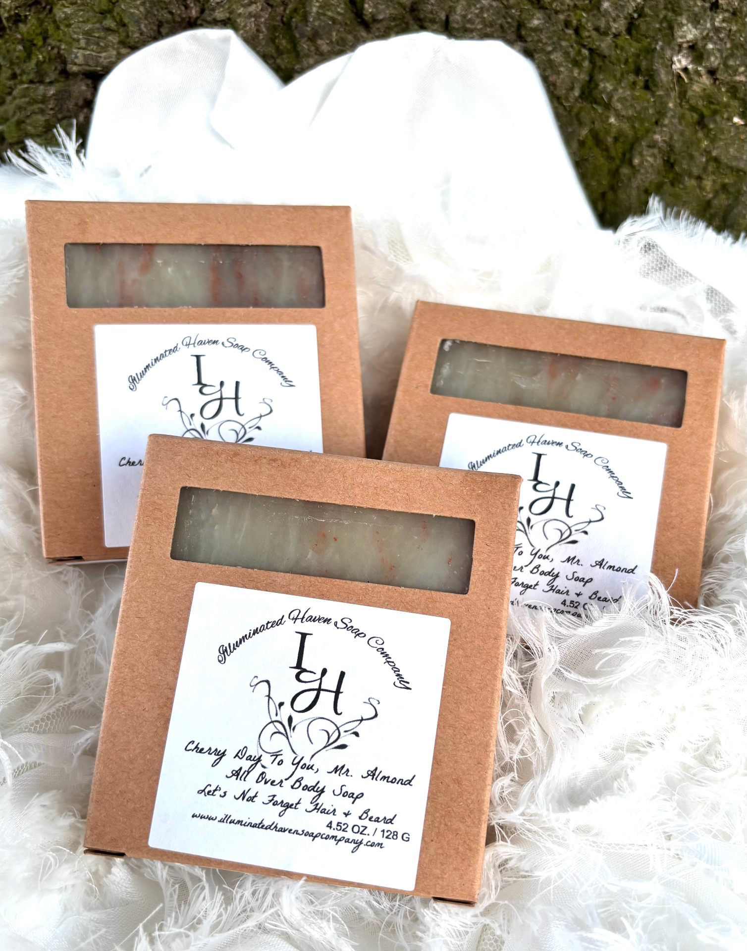Cherry Day To You, Mr. Almond Hair, Body & Beard Soap