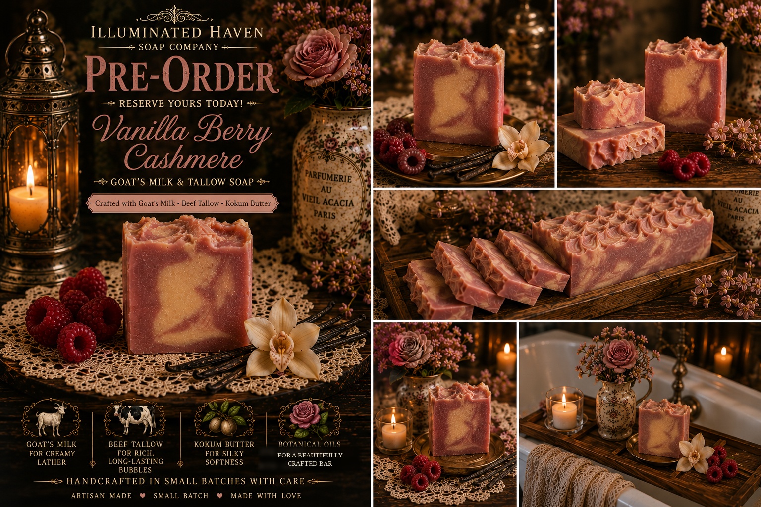 Vanilla Berry Cashmere Soap