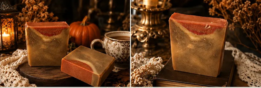 Pumpkin Caramel Coconut Latte Goat Milk & Beef Tallow Soap — Limited Edition