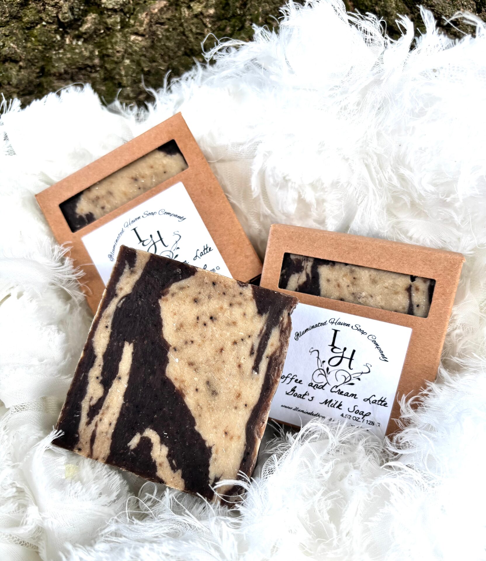 Coffee and Cream Latte Goat's Milk Soap — additional view 2 of 4