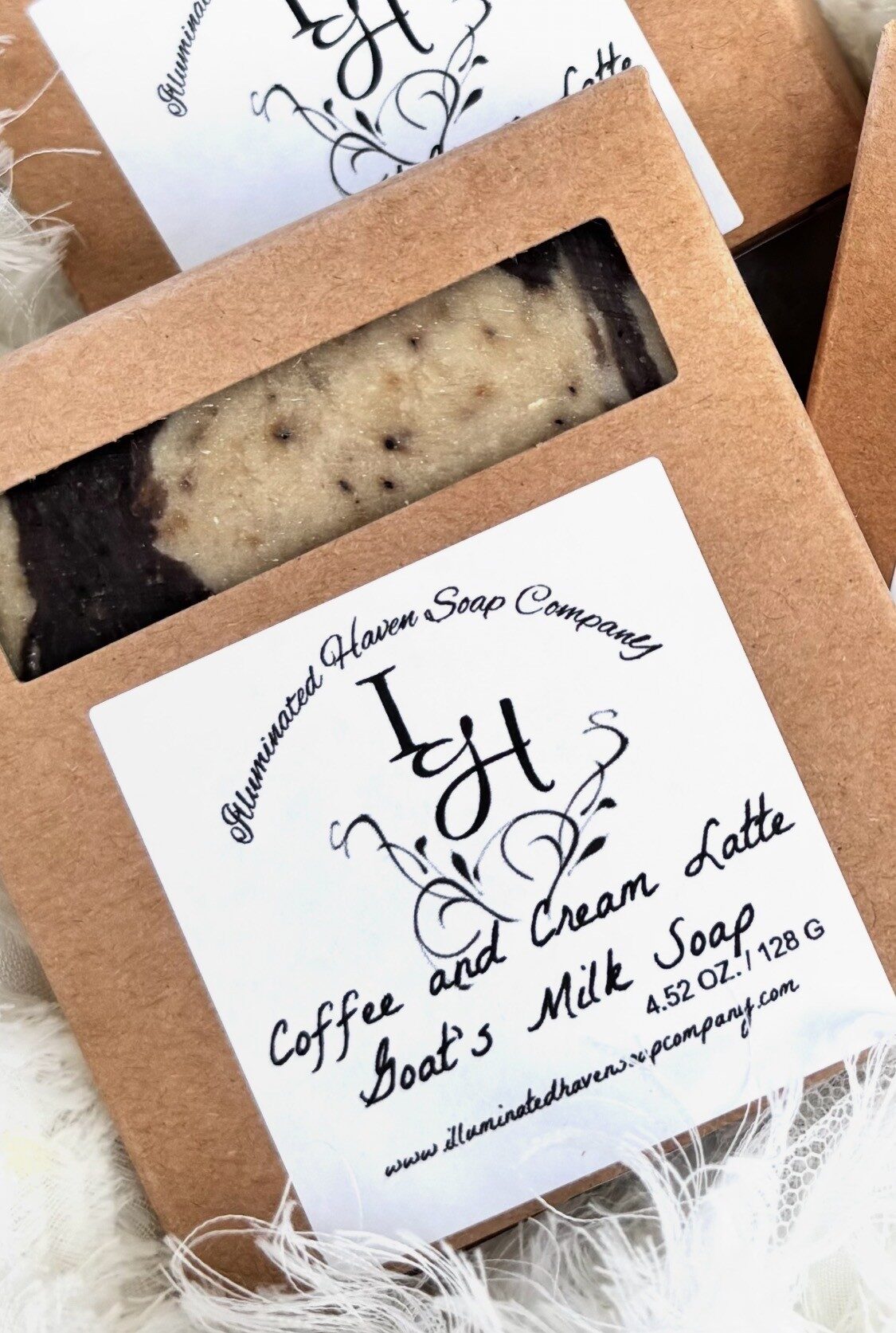 Coffee and Cream Latte Goat's Milk Soap — additional view 4 of 4